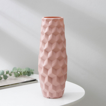 Ваза для цветов 7х6,5х26 см, цвет МИКС   4700066