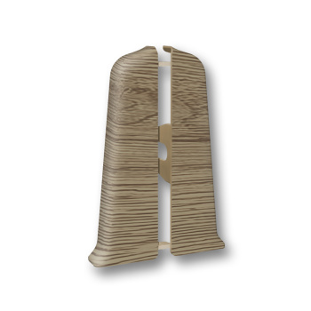 Заглушка левая и правая IDEAL Deconika, 70 мм, 228 дуб классик, 2 шт.