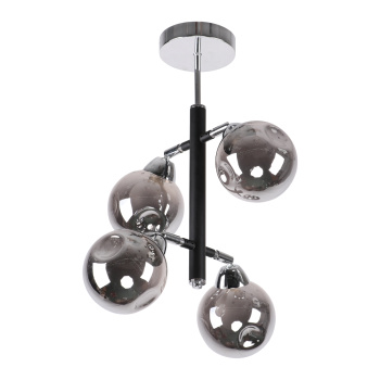 Люстра 10111/4CR+BK SM G9 4*9W S=4м2 *1