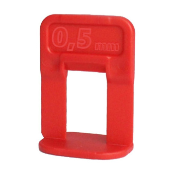 Система выравнивания плитки СВП зажим "Ворота" 0,5мм (пакет 500шт) (арт.669-0500)  *1/12