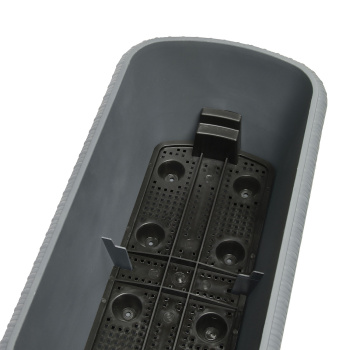 Ящик д/цветов пластм. "Lе Jardin" 40х19х15см с др.реш. прик.вент. Графит108-27 (Tek.A.Tek) *1/10 Ящик д/цветов пластм. "Lе Jardin" 40х19х15см с др.реш. прик.вент. Графит108-27 (Tek.A.Tek) *1/10