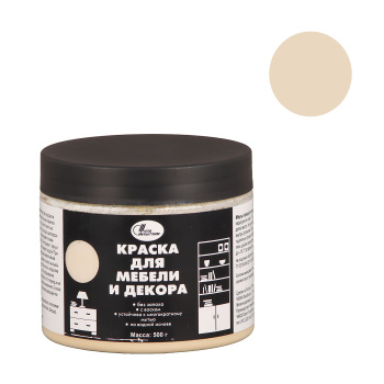 Краска акриловая для мебели и декора Песочный 0,45 кг Новбытхим  *1/6