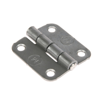 Петля накладная 40мм б/покрытия (комплект 2 шт+саморезы) ДомоСтрой *1/200