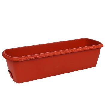 Ящик д/цветов пластм. "Lе Jardin" 60х19х15см с др.реш. прик.вент. Терракот 109-3 (Tek.A.Tek)*1/10 Ящик д/цветов пластм. "Lе Jardin" 60х19х15см с др.реш. прик.вент. Терракот 109-3 (Tek.A.Tek)*1/10