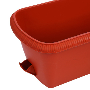 Ящик д/цветов пластм. "Lе Jardin" 60х19х15см с др.реш. прик.вент. Терракот 109-3 (Tek.A.Tek)*1/10 Ящик д/цветов пластм. "Lе Jardin" 60х19х15см с др.реш. прик.вент. Терракот 109-3 (Tek.A.Tek)*1/10