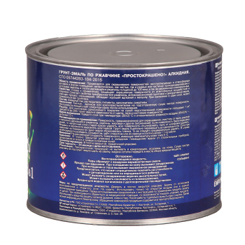 Грунт-эмаль по ржавчине серая 1,8 кг Простокрашено *1/6/210 Грунт-эмаль по ржавчине серая 1,8 кг Простокрашено *1/6/210