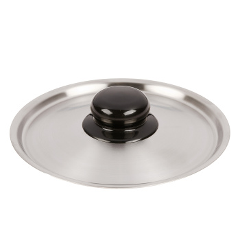 Кастрюля нерж. "АМЕТ" "Дачная" 1,0л d16см, выс.7,1см, d дна 13см Металл.кр. 1с812  (Аша)  *1/6