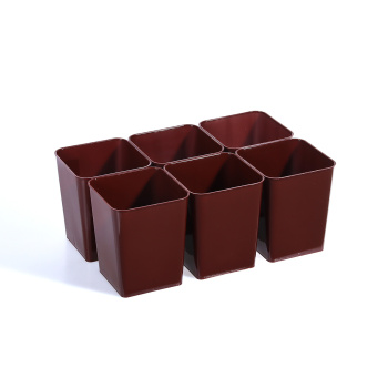 Набор стаканов 400 мл для рассады Радиан, 6 шт., пластик, микс