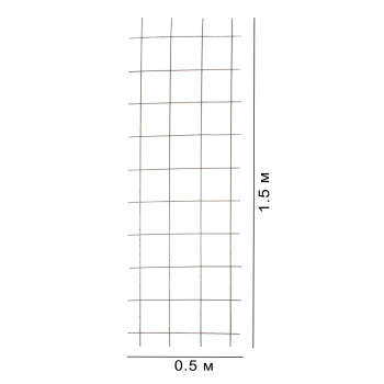 Сетка кладочная 1.5х0.5 м, 100х100 мм, 2.5 мм Сетка кладочная 1.5х0.5 м, 100х100 мм, 2.5 мм